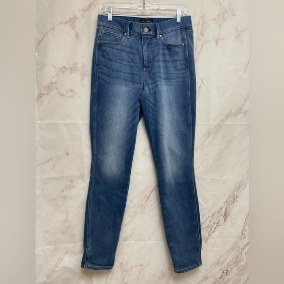 WHBM Medium Wash High Rise Skinny Cashmere Jeans - M9 - Picture 1 of 6
